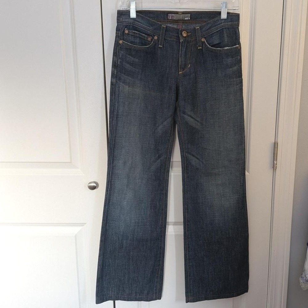 Vintage Joes Jeans Womens Y2K Bootcut Dark Wash Denim Blue W25 Made in USA 2000s